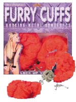 Red Furry Handcuffs