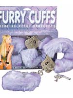Lavender Furry Handcuffs