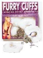 White Furry Handcuffs