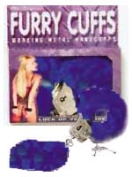 Blue Furry Handcuffs