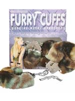 Camoflage Furry Handcuffs