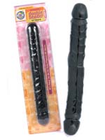 12 Inch Junior Veined Black Double Header