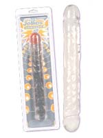 12 inch Translucent Clear Jelly Double Dong
