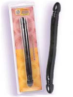 18 Inch Smooth Black Double Header