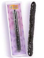 8 Inch Veined Black Double Header