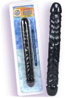 12 Inch Junior Veined Black Double Bender