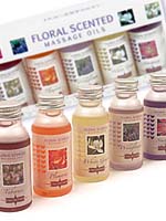 Flower Scented Massage Oil Sampler Pack
