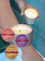 Skinny Dip Massage Oil Suntouched Candle