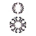 Tribal Belly Button Temporary Tattoo