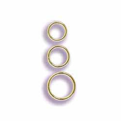 Solid Ring Gold Tone Cock Ring Set