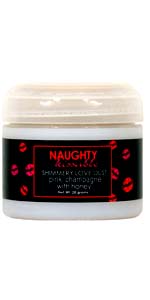 Naughty Kissable Shimmery Pink Champagne Love Dust