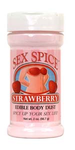 Sex Spice Edible Strawberry Body Dust