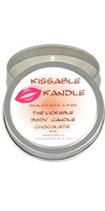 Chocolate Kissable Lickable Body Candle