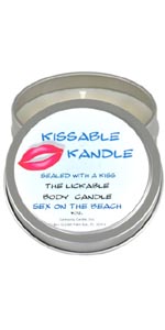 Sex On The Beach Kissable Lickable Body Candle