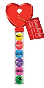 Erotic Fun Gum Heart Tube
