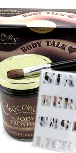 Body Talk Chocolate Edible Tattoo Set