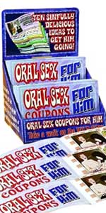 Oral Sex Coupons For Him