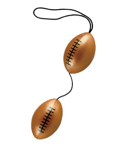 Footballs Weighted Orgasm Balls