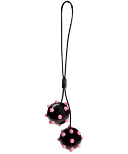 Joanna Angel Spiked Duotone Balls Black
