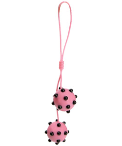 Joanna Angel Spiked Duotone Balls Pink
