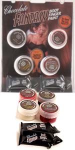 Chocolate Flavored Body Finger Paints