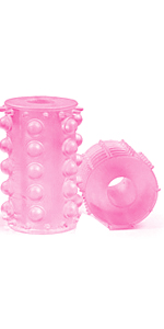 Mega Stretch Silicone Girth Gainer Plus, Pink  ~ PD2407-11
