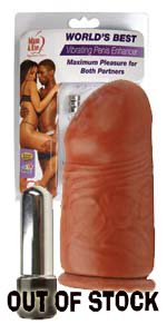 Worlds Best Vibrating Cinnamon Penis Extension ~  A8709-6