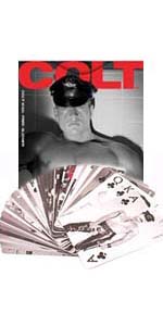 COLT Leather Men Playing Cards
