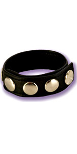 COLT Leather Cock and Ball Strap Adjustable 5-Snap