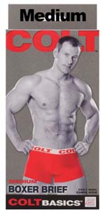 COLT Red Boxer Brief ~ Medium