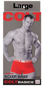 COLT Red Boxer Brief ~ Large