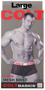 COLT Black Mesh Brief ~ Large