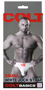 COLT Basics White Jock Strap ~ Small