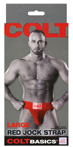 COLT Basics Red Jock Strap ~ Large