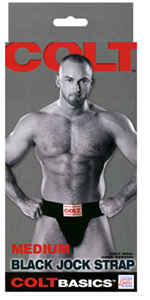 COLT Basics Black Jock Strap ~ Medium