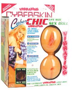 CyberSkin Vibrating Cyber Chic Sex Doll Natural