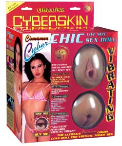 CyberSkin Vibrating Cyber Chic Sex Doll Cinnamon