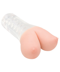 CyberSkin Ice Action-View Double D Tit Fuck Stroker