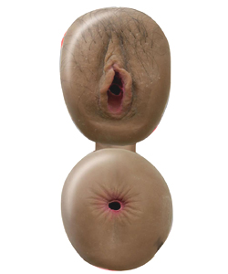 CyberSkin Cinnamon with Hair Fresh Pussy and Ass