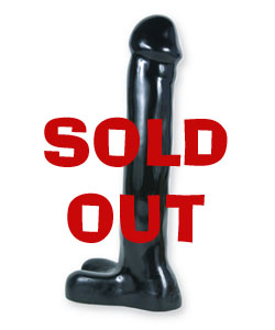 16 Inch Giant Black Cock with Balls