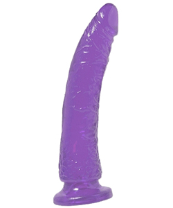 7 Inch Basix Slim Dong Purple