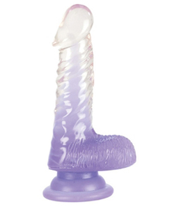 4.5 Inch Purple Silicone Crystal Cote Dong