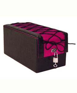 Devine Toybox Pink and Black Corset