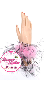 Flirt Pink Slapper Tickler Bracelet  ~  SS930-55