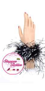 Flirt Black Slapper Tickler Bracelet  ~  SS930-57