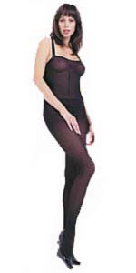 Semi-Opaque Bodystocking with Straps - LA8208
