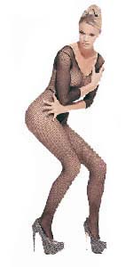 Long Sleeve Fishnet Bodystocking