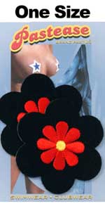 Black and Red Daisy Pastease