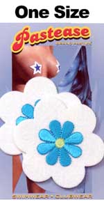 White and Blue Daisy Pastease