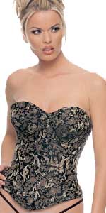 Satin Tapestry Brocade Corset  - LA8934
